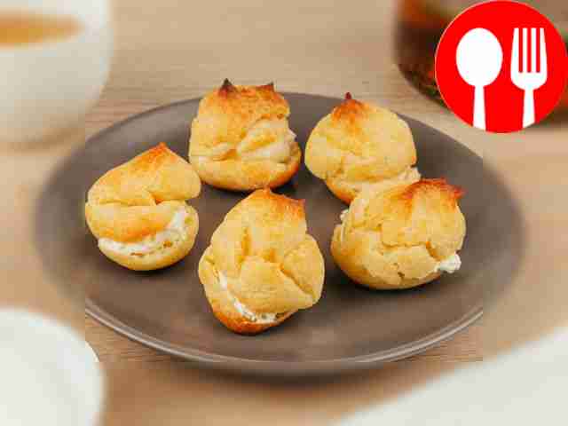 Профитроли с масляным кремом