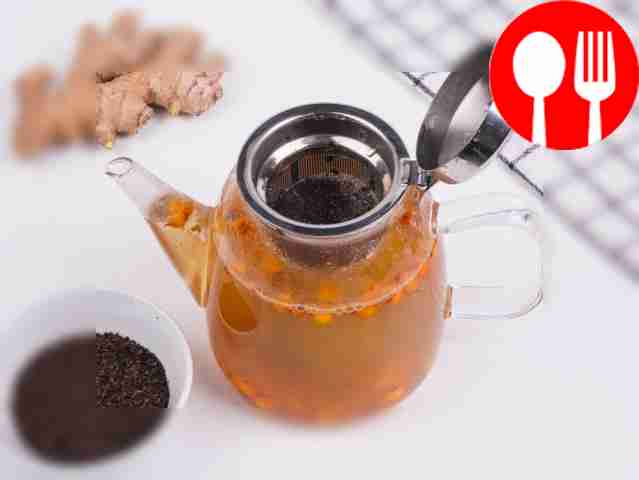 Pour boiling water over all ingredients.