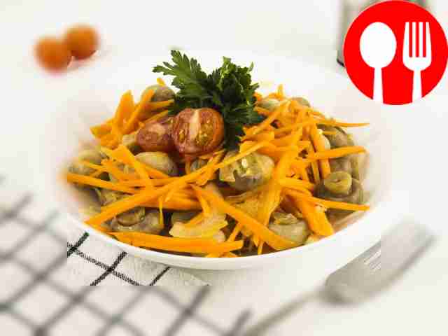Салат с шампиньонами Salad with champignons