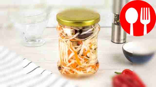 Баклажаны с капустой на зиму