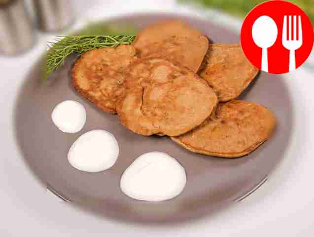 Оладьи из куриной печени