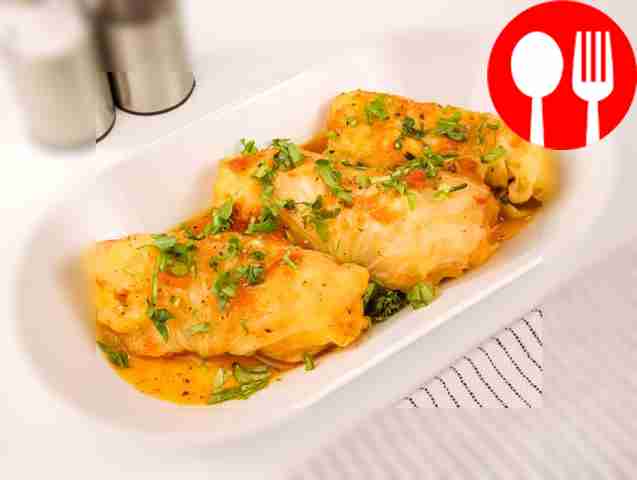 Голубцы с куриным фаршем и рисом