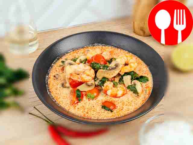 Том Ям с креветками