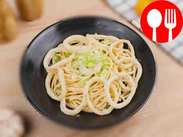 Спагетти с кальмарами