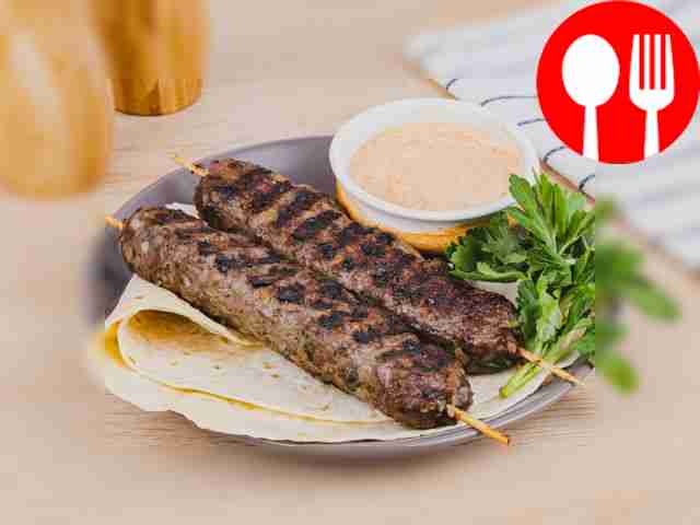 Beef lula kebab