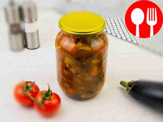 Соте из баклажана на зиму