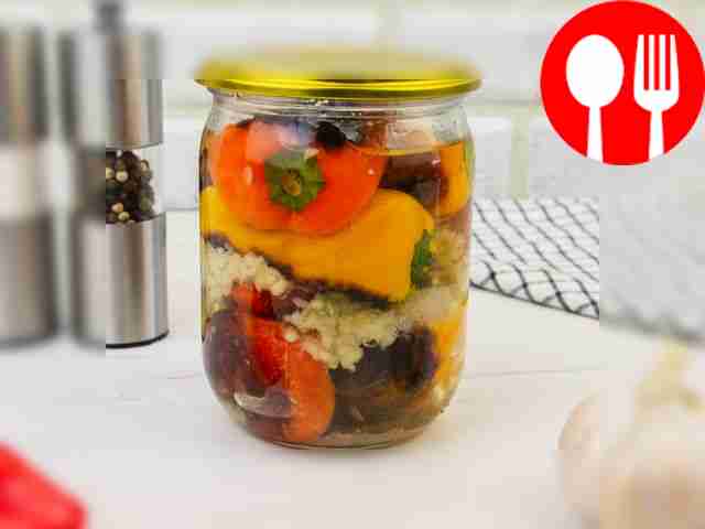 Жареный перец на зиму без стерилизации Roasted peppers for the winter without sterilization