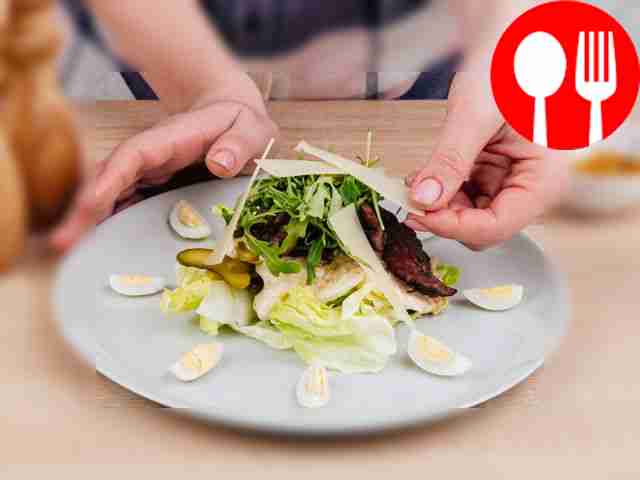 Top with grilled beef, arugula and cheese....