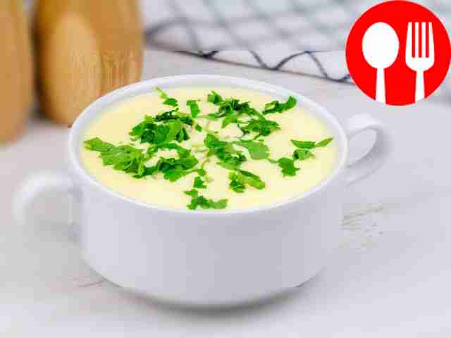 Суп-пюре со сливками и сыром