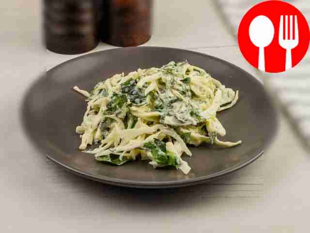 Капуста с майонезом