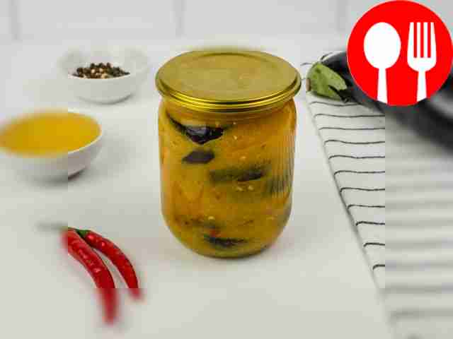 Острые баклажаны на зиму