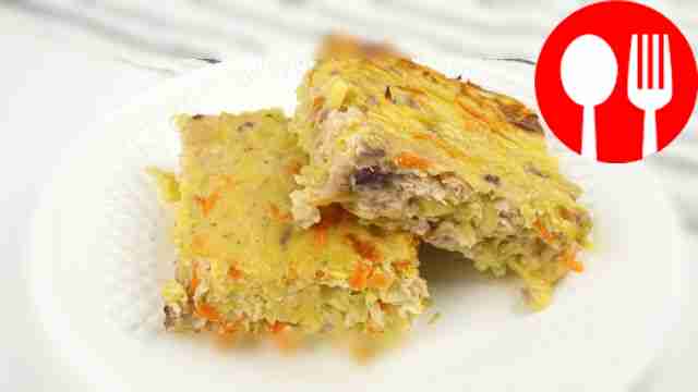 Картофельная запеканка с куриным фаршем и сметаной