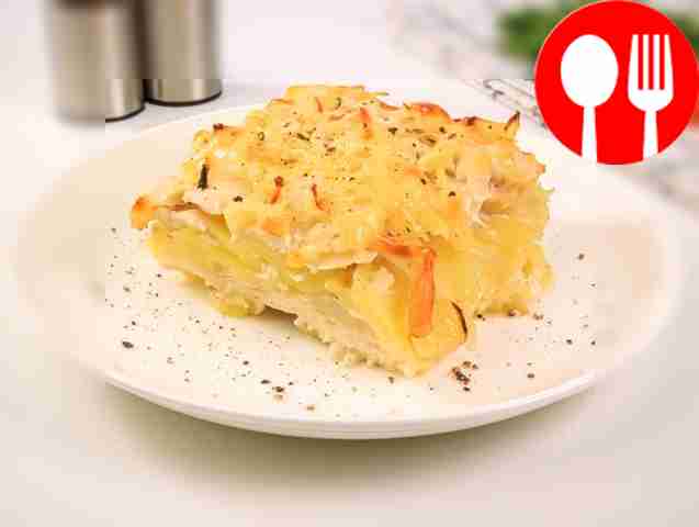 Запеканка картофельная с куриным филе