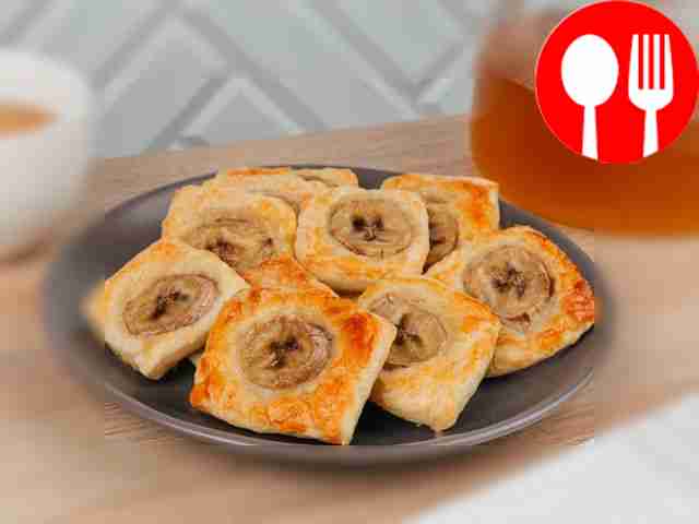 Слойка с бананом