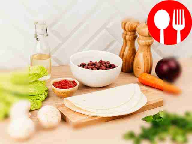 Drain the red beans in a colander and dry with...