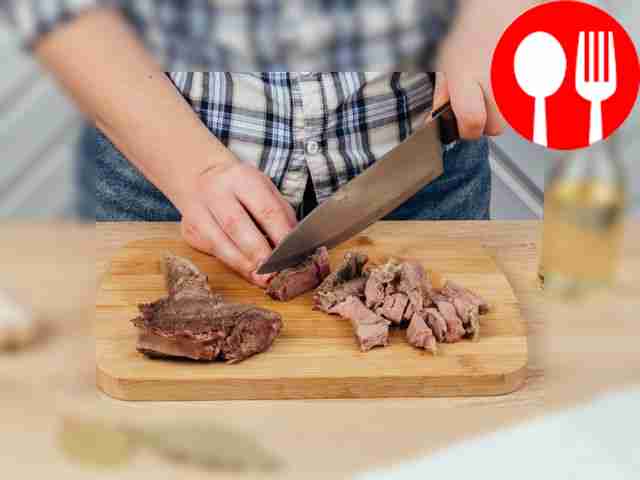 Remove the beef and shred it, discarding the bone.