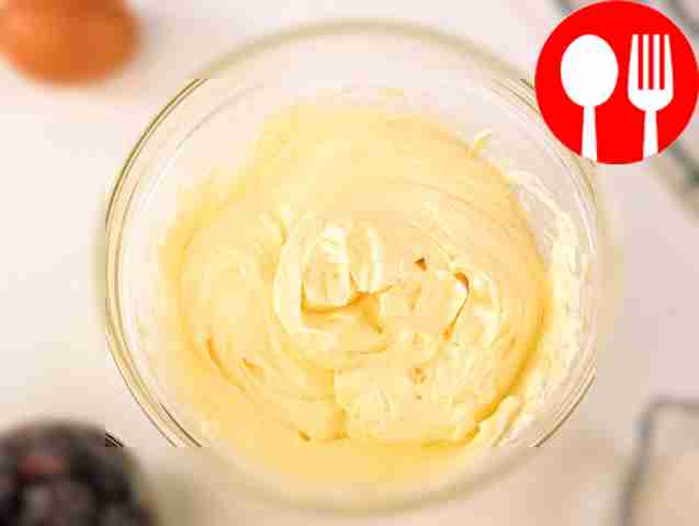 Using an electric mixer, beat the mixture until smooth.