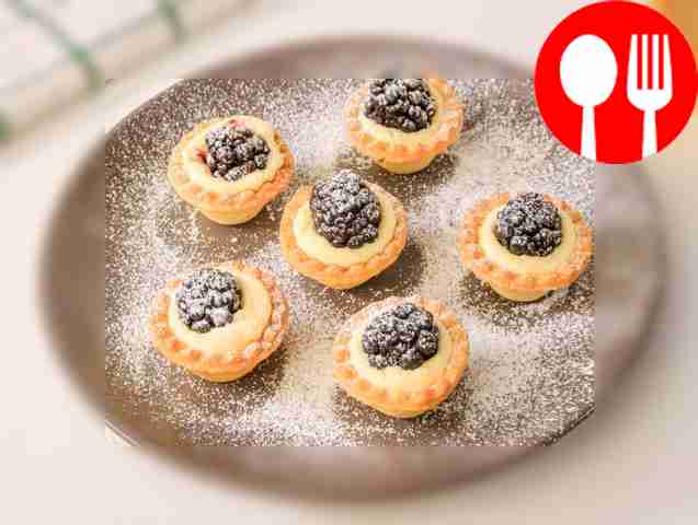 Continue filling the tartlets: place...