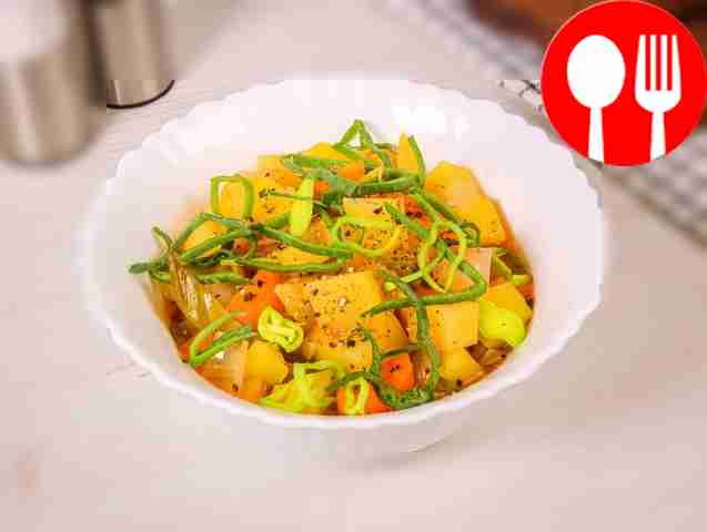 Запеченные овощи в томатном соусе