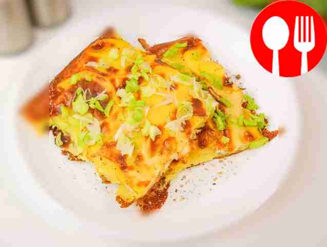 Картофельная запеканка с молоком