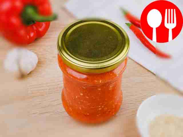 Аджика с хреном, перцем и чесноком