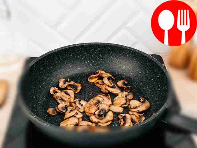 Heat another frying pan with a knob of butter...