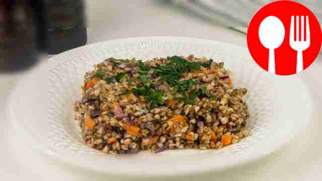 Гречка с овощами Buckwheat with vegetables