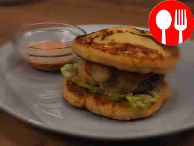 Картофельный бургер