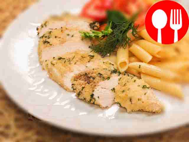 Chicken chops in the oven