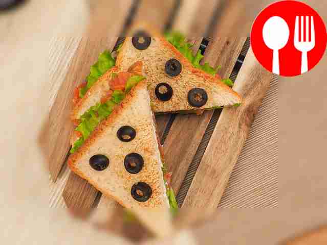 Сэндвич с лососем