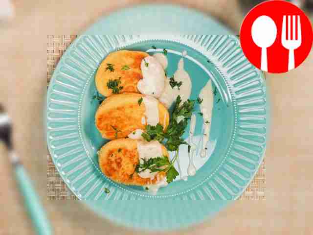 Картофельно-куриные котлеты