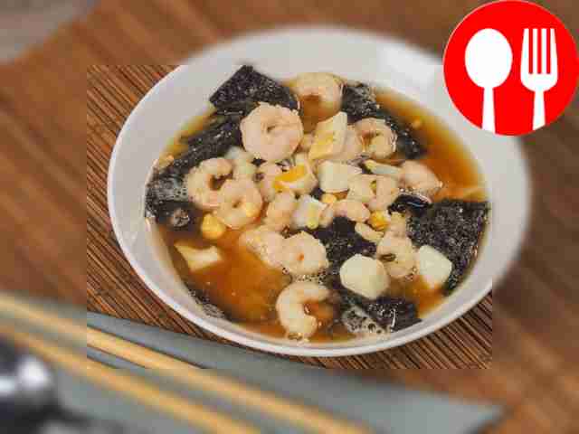 Мисо-суп с креветками