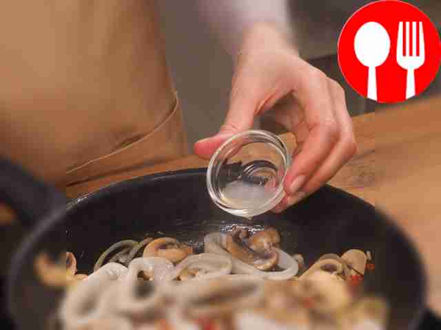 Combine mushrooms with squid. When the...