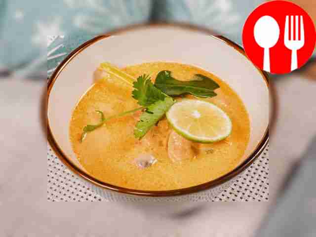 Tom Yam with seafood