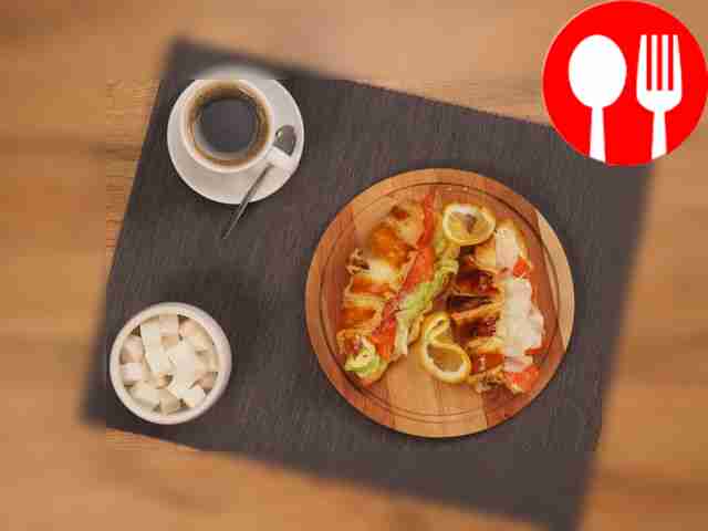 Croissants made from puff pastry without yeast