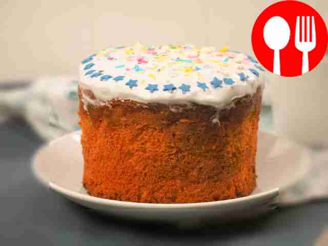 Easter cake with dry yeast