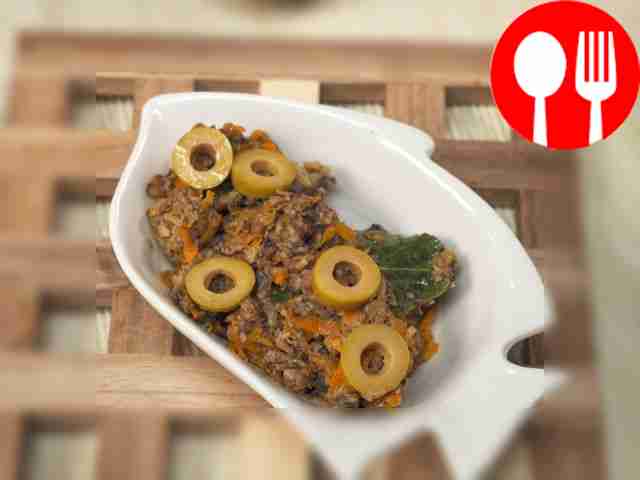 Mushroom caviar from frozen mushrooms