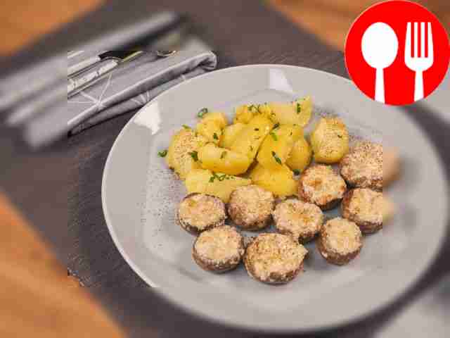 Шампиньоны в духовке