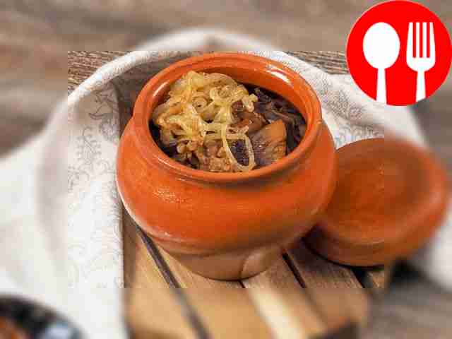 Buckwheat with dried mushrooms