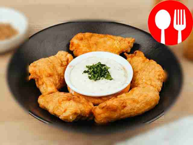 Курица в майонезном кляре