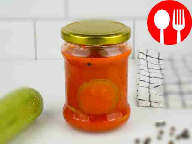 Кабачки в томатном соусе с уксусом на зиму