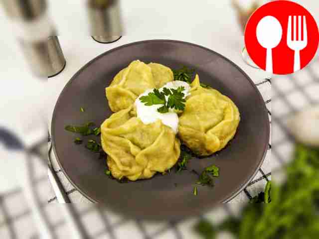 Манты на сковороде