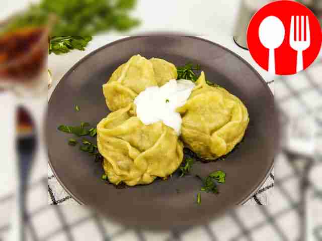 Манты с курицей