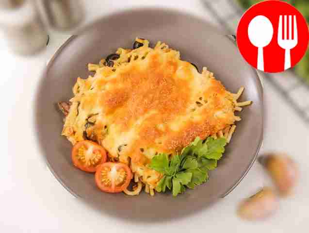 Spaghetti in the oven