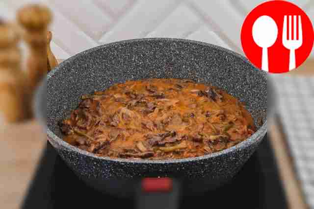 Remove the pan from the heat, divide the hot...