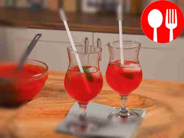 Морс из клубники