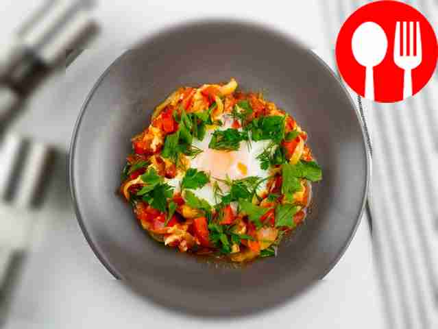 Simple homemade shakshuka