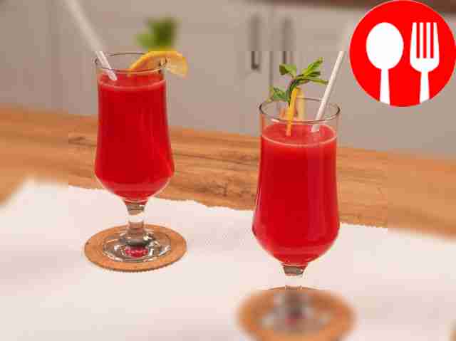 Клюквенный морс с медом