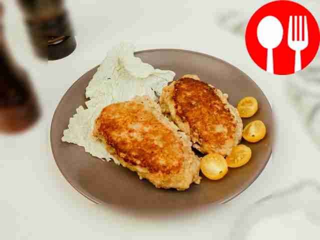 Cutlets with bread