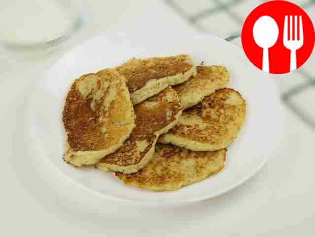 Оладьи с луком Pancakes with onions